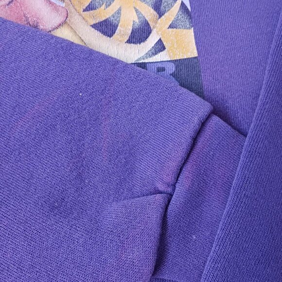 Vintage The Disney Store Sweatshirt Purple Pooh Tigger Friends Size S READ - Picture 6 of 6